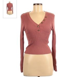 NWOT Love Tree Women Pink Pullover Sweater